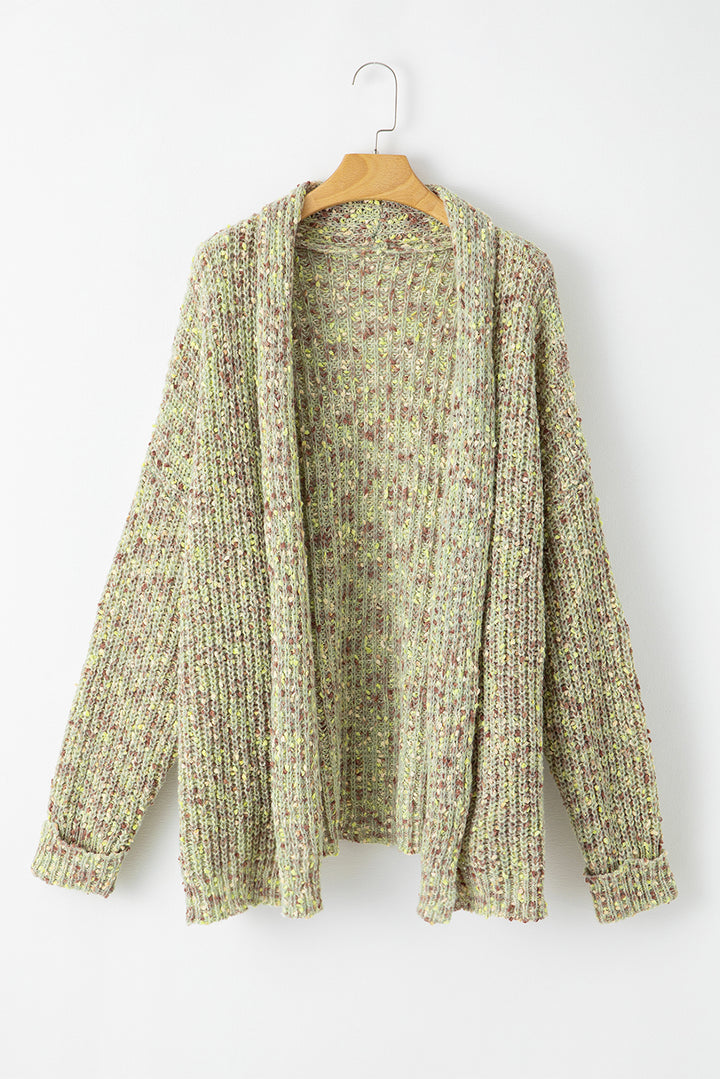 Open Front Knit Plus Size Cozy Cardigan-Lastshoppingexit